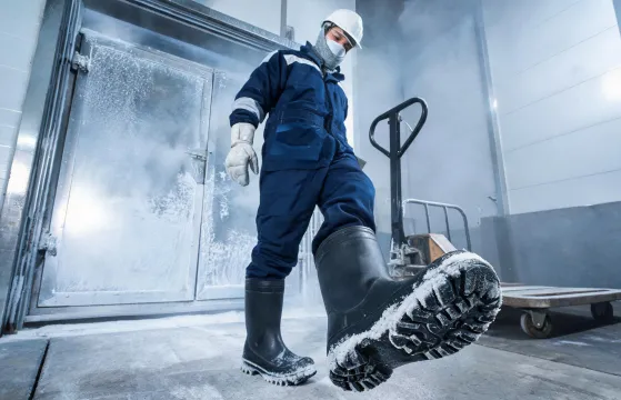 Insulated waterproof work boots