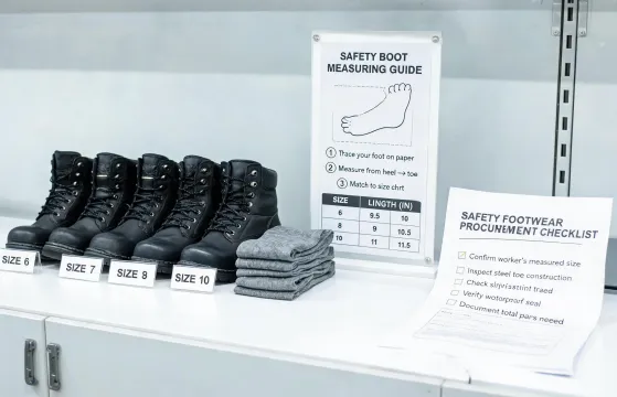 Comfort fit safety boots