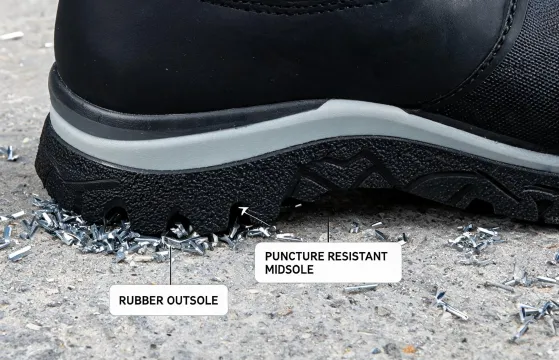 Puncture resistant boot sole